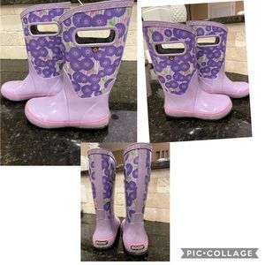 BOGS Girl Rain boots size 1